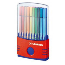 Stabilo 150-6820-03 ColorParade 20 fiberpenne i robust plastboks
