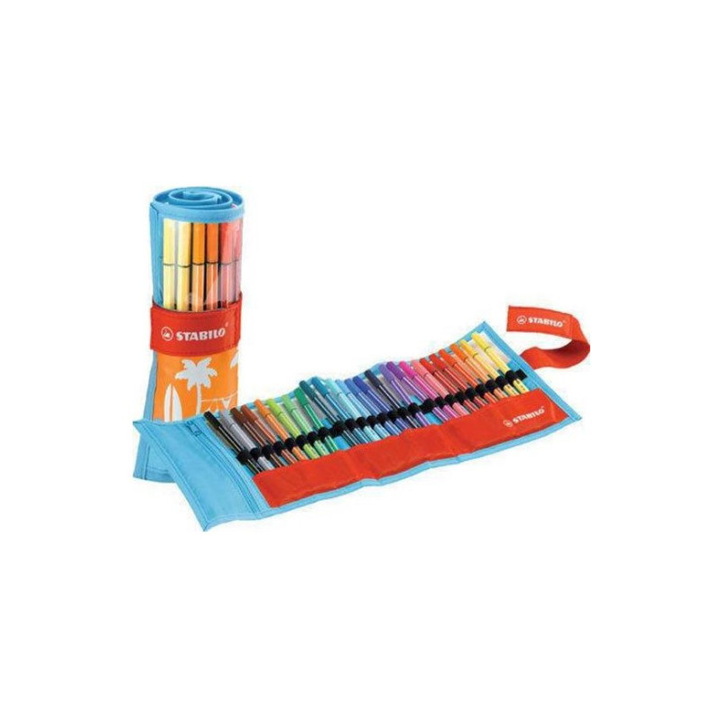 Stabilo 6825-07 pen penalroller med 25 farver