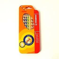 Stabilo 331-6 easycolor 6ass venstre (6stk.)
