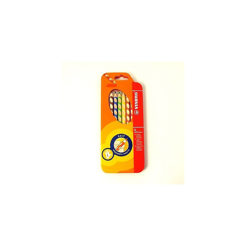 Stabilo 331-6 easycolor 6ass venstre (6stk.)