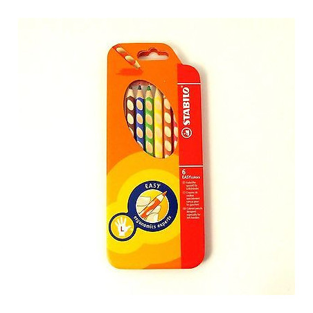 Stabilo 331-6 easycolor 6ass venstre (6stk.)