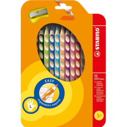 Stabilo 331-12 easycolor 6ass venstre (6stk.)