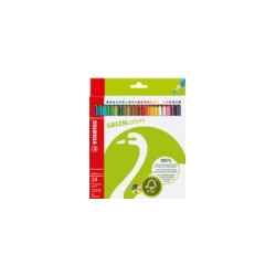 Stabilo 6019-24 greencolors 24 farver (12sæt)