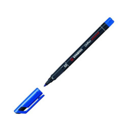 Stabilo 843-41 Medium OH pen blå 1mm (10stk.)