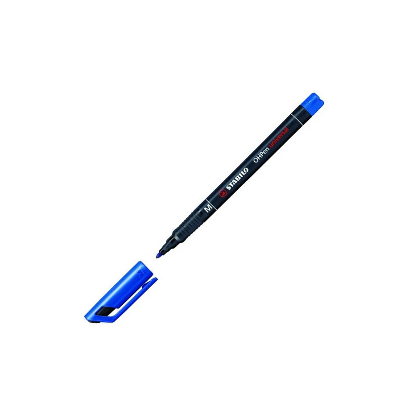 Stabilo 843-41 Medium OH pen blå 1mm (10stk.)