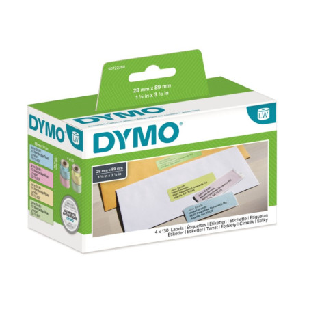 DYMO 99011 Farvede etiketter 28X89 mm