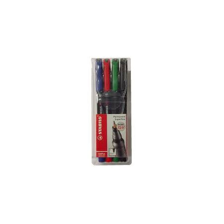Stabilo 841-4 Superfine OH pen 0
