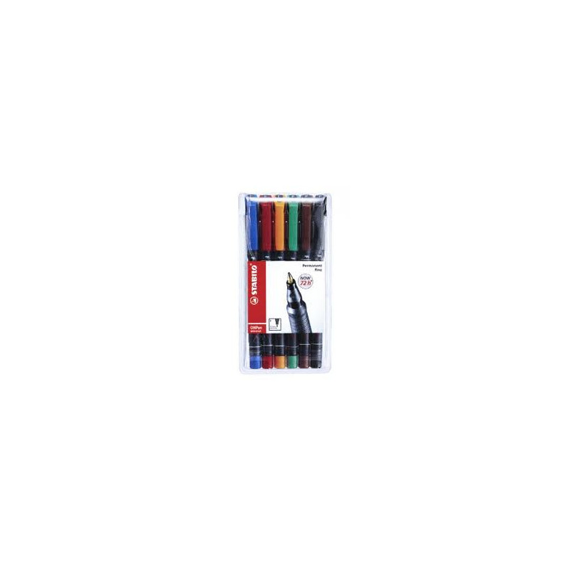 Stabilo 842-6 Fine OH pen 0