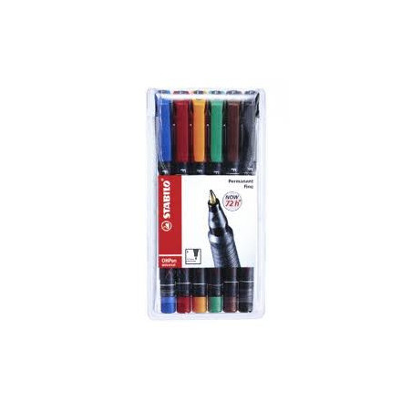 Stabilo 842-6 Fine OH pen 0