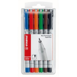 Stabilo 851-6 Superfine OH pen 0