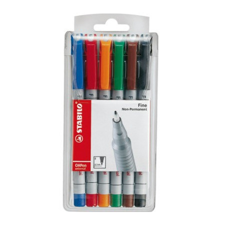 Stabilo 852-6 Fine OH pen 0