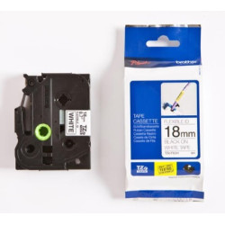 TZFX241-TZ-FX241 Sort tekst på hvid tape 18mm (8m. rulle)