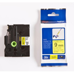 TZFX621-TZ-FX621 Sort tekst på gul tape 9mm (8 m. pr. rulle)