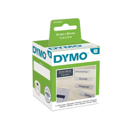 DYMO 99017 Hængemappe etiket 12X50 mm 220 stk. S0722460