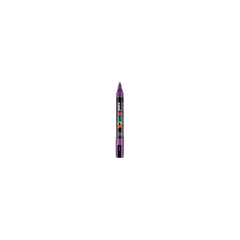 Uni PC-5M-840 Posca poster marker medium i brilliant violet (12stk) Uni PC-5M-840 Posca poster marker medium i brilliant violet (12stk)
