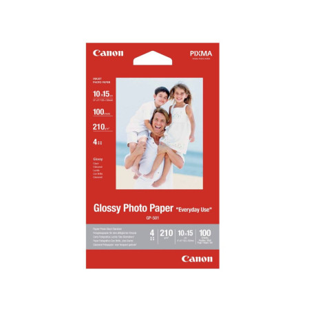 Canon 10x15 GP-501 Glossy Fotopapir 100ark (210gsm)
