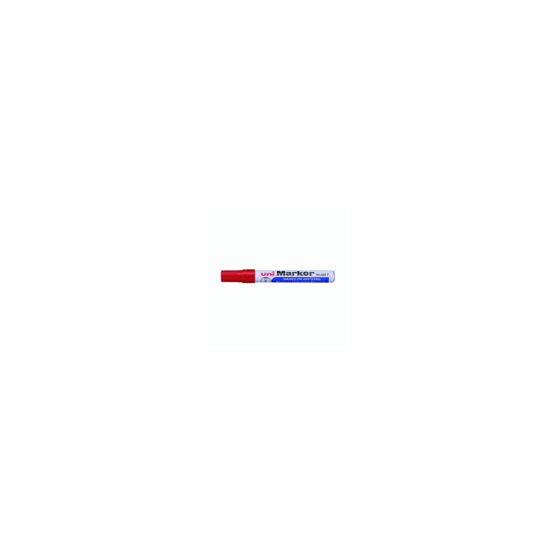 Uni Marker 520F Rød marker med rund spids 1-3mm (12stk)