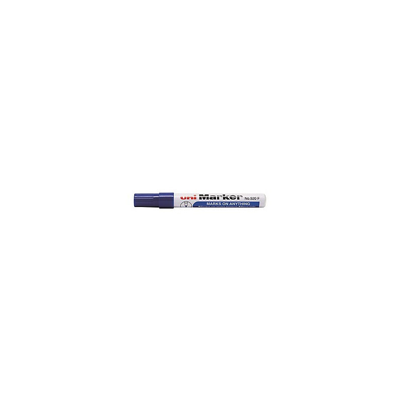 Uni Marker 520F Blå marker med rund spids 1-3mm (12stk)