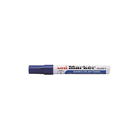Uni Marker 520F Blå marker med rund spids 1-3mm (12stk)