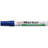 Uni Marker 580B Blå marker med skrå spids 1-5mm (12stk)