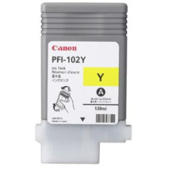 Blækpatron Canon PFI-102Y - 0898B001 Gul
