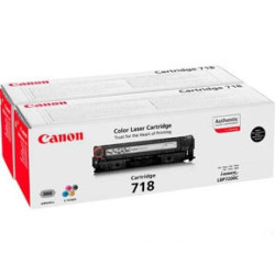 Tonerpatron CRG 718BK x 2 twinpack