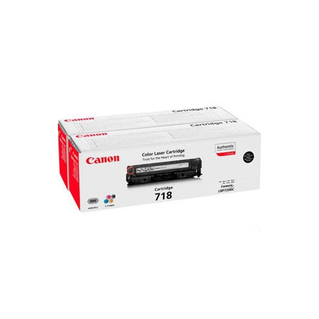 Tonerpatron CRG 718BK x 2 twinpack
