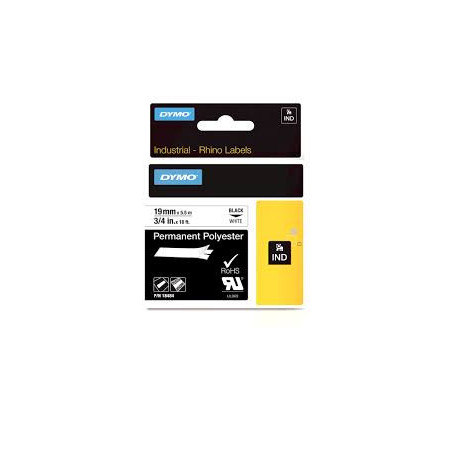 DYMO Rhino Permanent polyester 19mm x 5