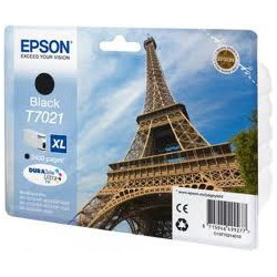 Blækpatron original Epson T7021 Sort XL C13T70214010 (Udsalg få stk)