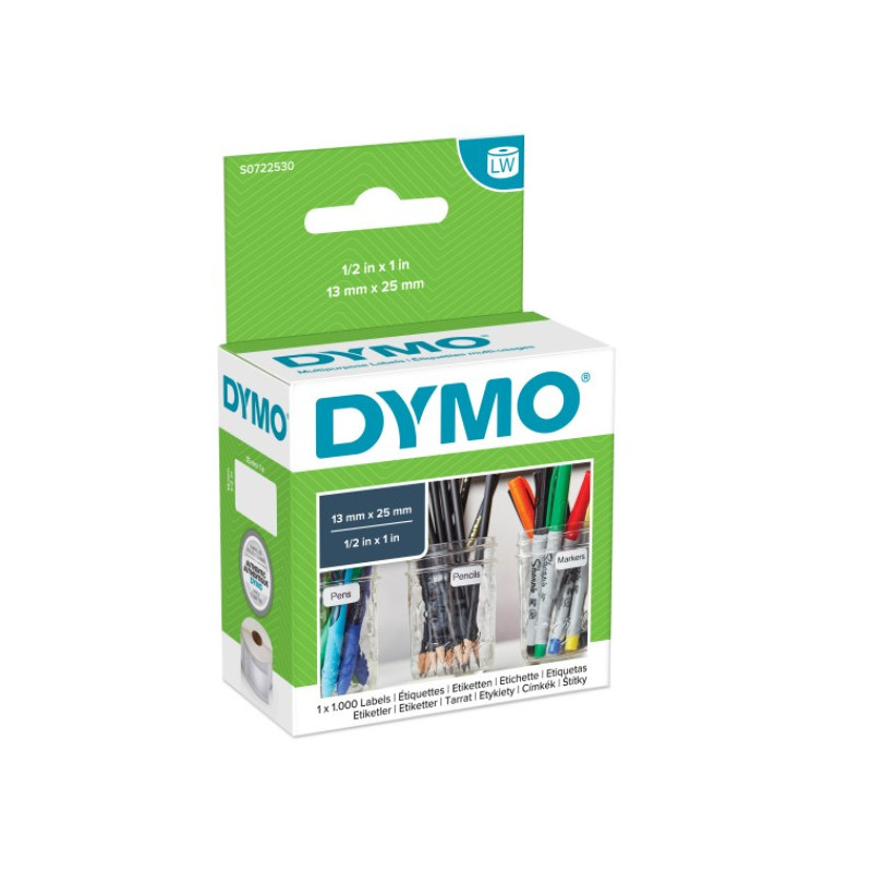 DYMO universal etiket 2x13x25mm