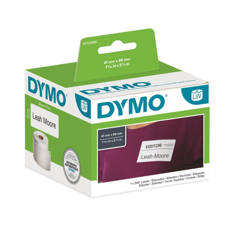DYMO 11356 navneskilt 41X89mm