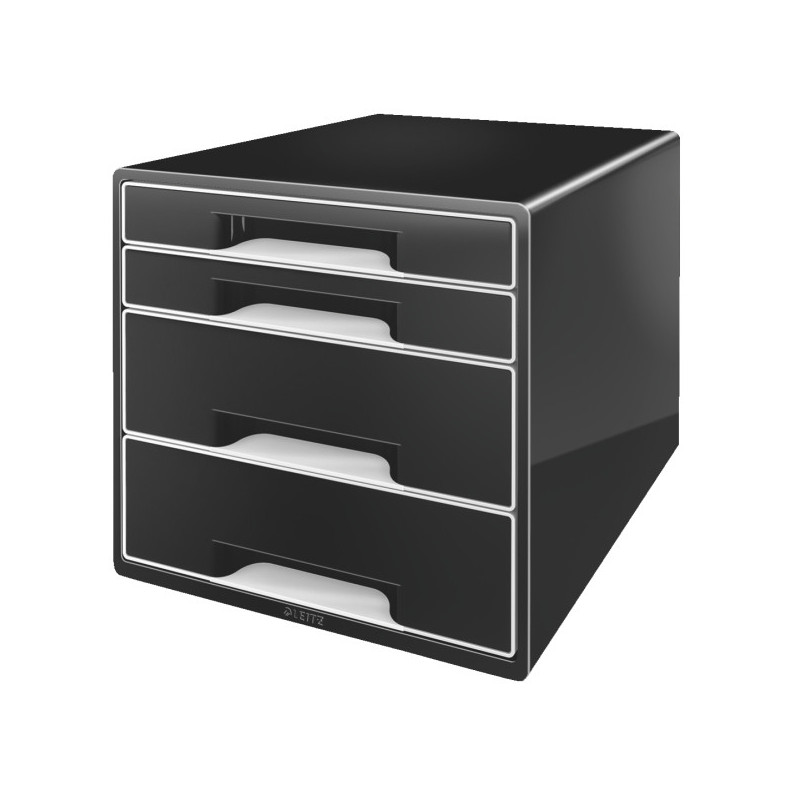 Skuffekabinet Desk Cube Leitz 4-skuffer Sort Skuffekabinet Desk Cube Leitz 4-skuffer Sort