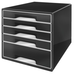 Skuffekabinet Desk Cube Leitz 5-skuffer Sort