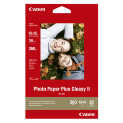 13x18 Canon PP-201 Glossy Plus Fotopapir 20ark (260g)