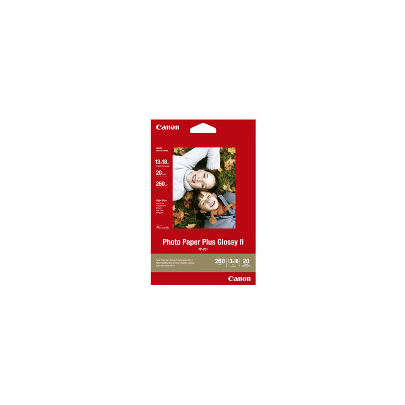 13x18 Canon PP-201 Glossy Plus Fotopapir 20ark (260g)