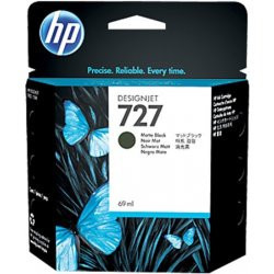 Blækpatron HP 727 300 ml Mat sort 