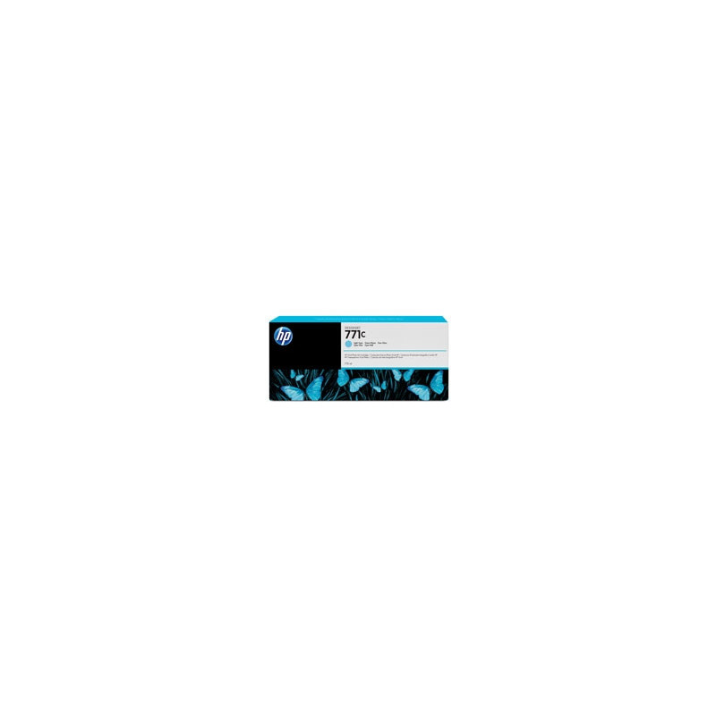 Blækpatron HP 771C  lys Cyan 775-ml Designjet