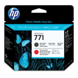 Printhoved HP 771 printhoved matte sort + rød
