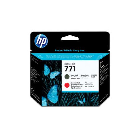 Printhoved HP 771 printhoved matte sort + rød