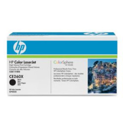 Tonerpatron HP Toner CE260X sort Høj Kapacitet