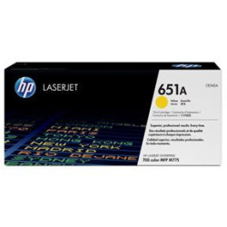 Tonerpatron HP Toner 651A gul