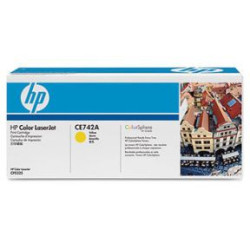 Tonerpatron HP Toner CE742A gul