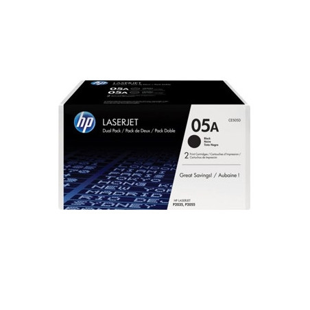 Tonerpatron HP Toner 05A sort 2-pack