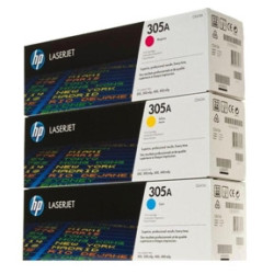 Tonerpatron HP Toner 305A CYM Tri-Pack M351 M451 M37