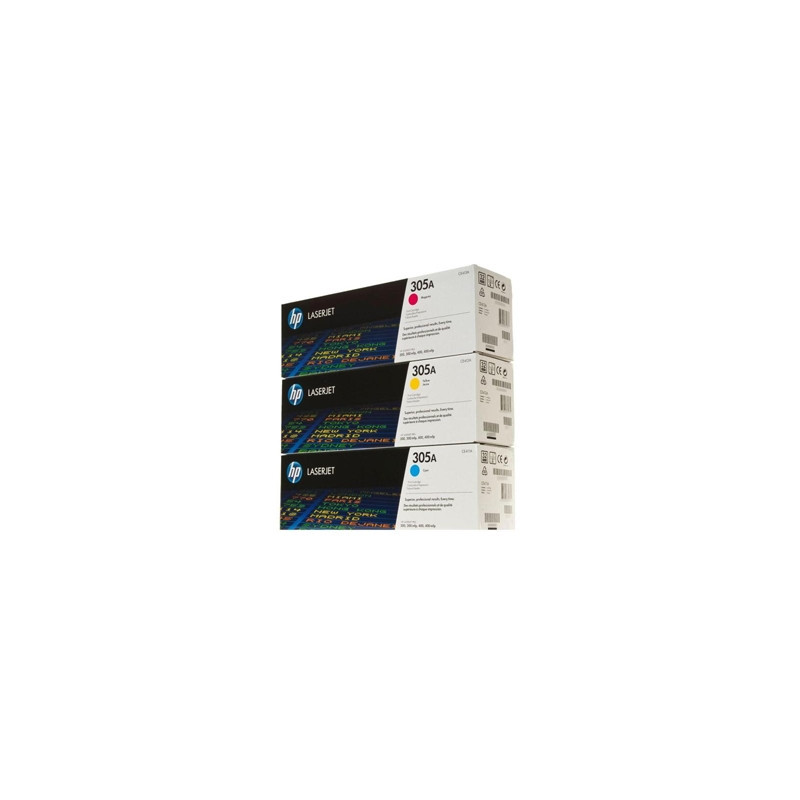 Tonerpatron HP Toner 305A CYM Tri-Pack M351 M451 M37