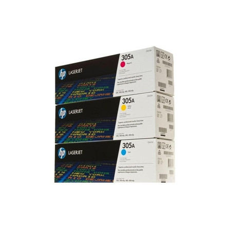 Tonerpatron HP Toner 305A CYM Tri-Pack M351 M451 M37