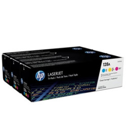 Tonerpatron HP Toner 128A CYM Tri-Pack