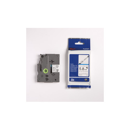 Brother Hse211 sort-hvid krympeflex-tape