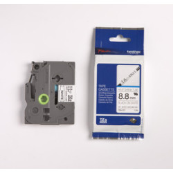 Brother Hse221 sort-hvid krympeflex-tape