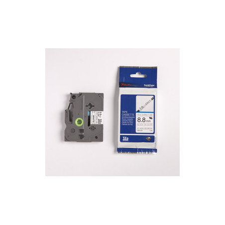 Brother Hse221 sort-hvid krympeflex-tape
